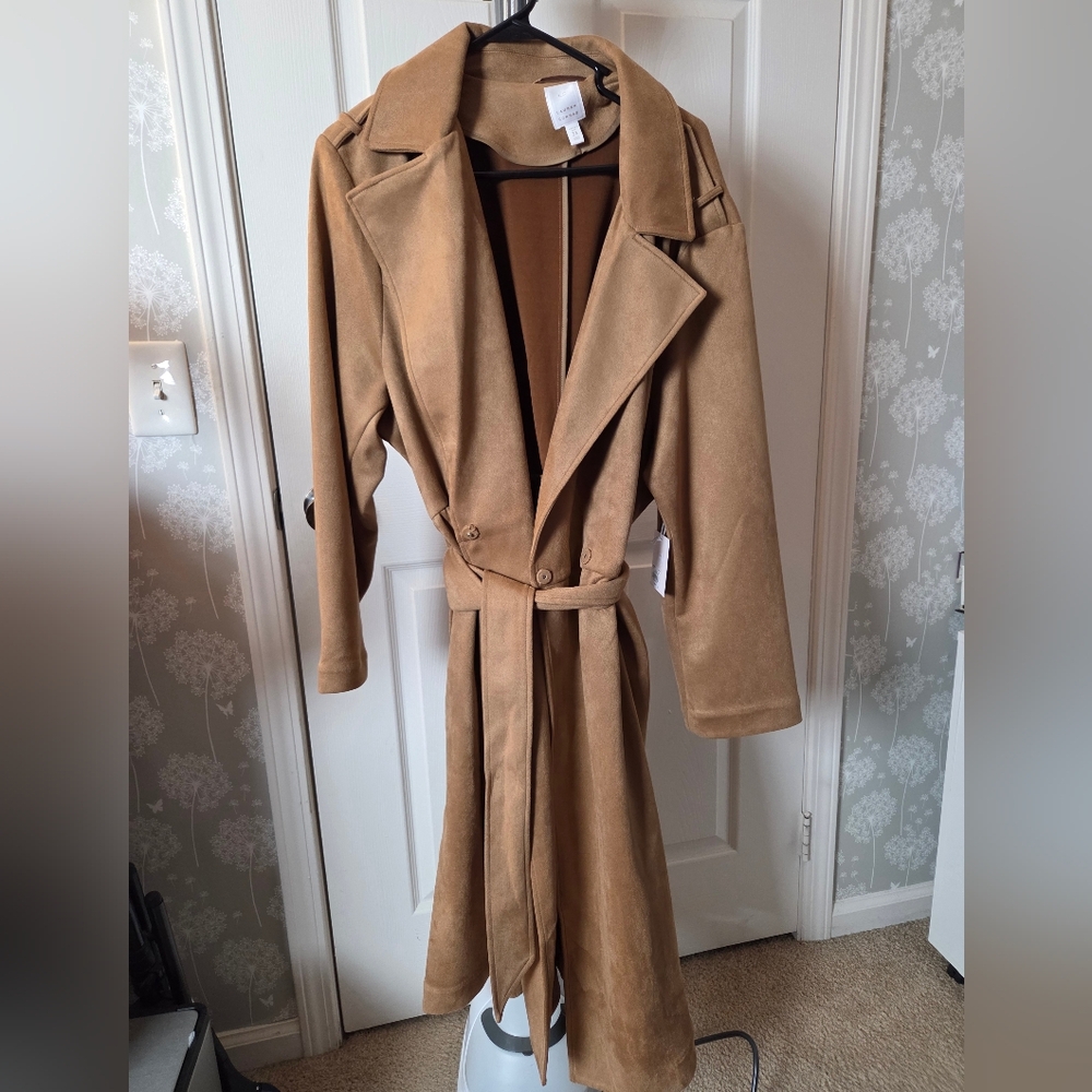 Lauren Conrad NWT Tan Duster Trench Coat
